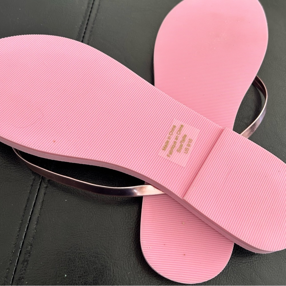 Malvasia Lux Cotton Candy Flip Flops, Size 9/10 - Picture 4 of 4